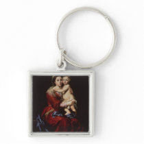 The Virgin of the Rosary, c.1650 Key Chain