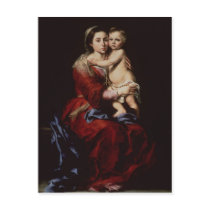 The Virgin of the Rosary, c.1650 Postcard
