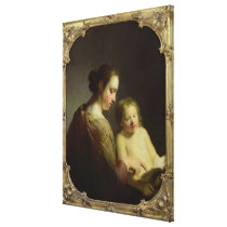 The Virgin Teaching the Infant Christ to Read canvas prints