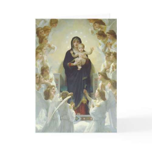 The Virgin With Angels card