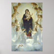 The Virgin With Angels, Regina Angelorum Print