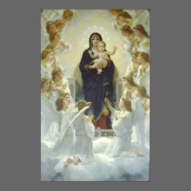 The Virgin With Angels, Regina Angelorum posters