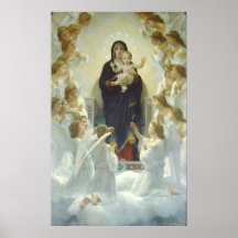 The Virgin With Angels, Regina Angelorum Print