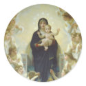 The Virgin With Angels sticker