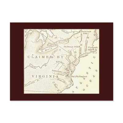 The Virginia Territory Postcard by pilgrim90020