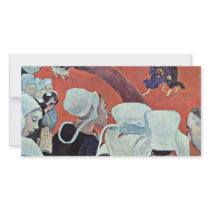 The Vision After The Sermon (Jacob Wrestling With Photo Card Template