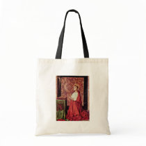 The Vision Of Peter Of Luxembourg By Meister Der P Canvas Bags