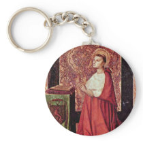 The Vision Of Peter Of Luxembourg By Meister Der P Key Chains
