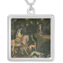 The Vision of St. Eustachius, c.1438-42 Custom Necklace