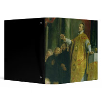 The Vision of St. Ignatius of Loyola 3 Ring Binders
