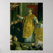The Vision of St. Ignatius of Loyola Print