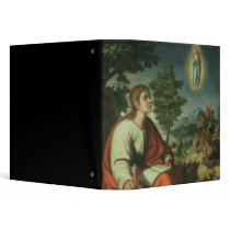 The Vision of St. John the Evangelist on Patmos Vinyl Binders