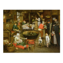 The Visit to the Farm Post Card