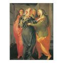 The Visitation - Jacopo Da Pontormo Canvas Print by TeeShirtsTShirts The Visitation - Jacopo Da Pontormo Canvas Print