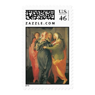 The Visitation - Jacopo Da Pontormo Postage by TeeShirtsTShirts