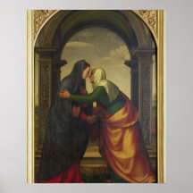 The Visitation of St. Elizabeth to the Virgin Mary Posters