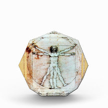 THE VITRUVIAN MAN Antique Parchment Award