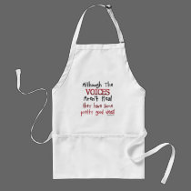 The Voices aprons by ironydesign The Voices aprons