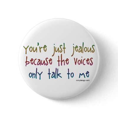 The Voices Pins by ironydesigns