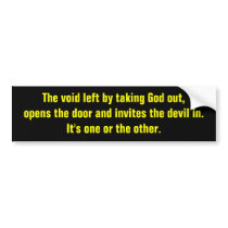 The Void Left Bumper Stickers