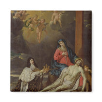 The Vow of Louis XIII  King of France and Fridge Magnet