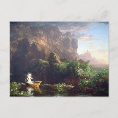 The Voyage of Life - Childhood by Thomas Cole Postcard