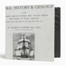 The Voyage of the Beagle Vinyl Binder