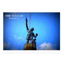 THE VULCAN STATUE POST CARD