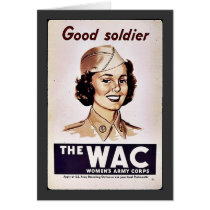 The Wac Womens Army Corps Greeting Cards