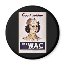 The Wac Womens Army Corps Fridge Magnet