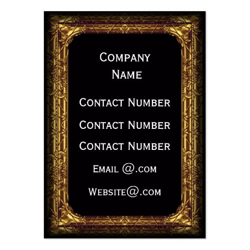 The Wait Henri Professional Business Card Template (back side)