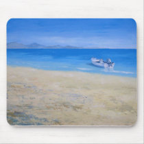 The Waiting Boat mousepads