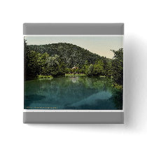 The Waldsee, Freiburg, Baden, Germany rare Photoch Pinback Button