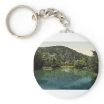 The Waldsee, Freiburg, Baden, Germany rare Photoch Keychain