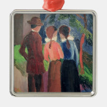 The Walk, 1914 Christmas Tree Ornaments