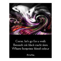 The Walk Poem Print