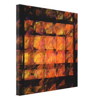 The Wall Abstract Art Wrapped Canvas Print wrappedcanvas