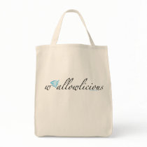 The W'allowlicious Grocery Tote Canvas Bags