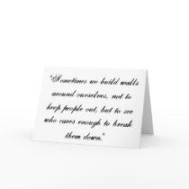The walls of friendship cards by Factfanatic The walls of friendship cards