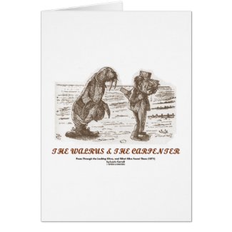 The Walrus And The Carpenter (Looking Glass) card