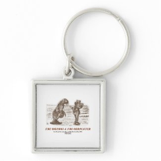 The Walrus And The Carpenter (Looking Glass) keychain