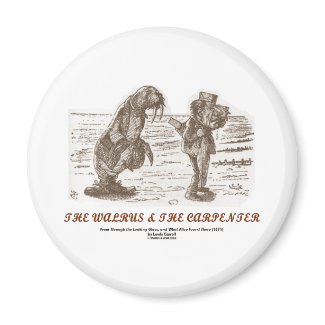 The Walrus And The Carpenter (Looking Glass) magnet
