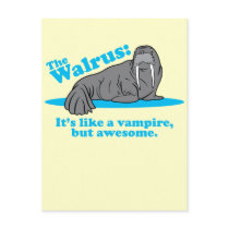 The Walrus Vampire Postcard