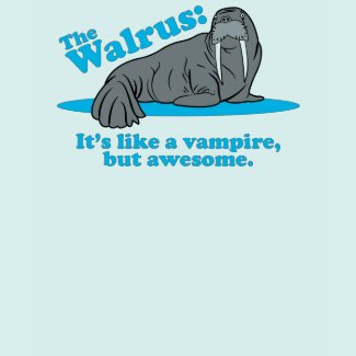 The Walrus Vampire shirt