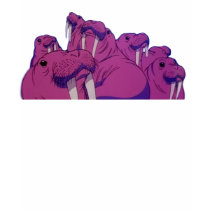 The Walruses On The Rocks t-shirts
