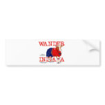 The Wander Indiana Cow Bumper Stickers