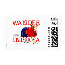 The Wander Indiana Cow Postage