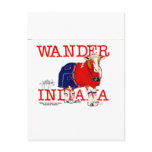 The Wander Indiana Cow Postcard