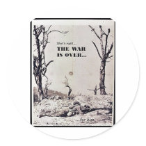 The War Is Over stickers
