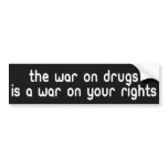 The War on Drugs bumper sticker bumper stickers